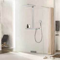 Hansgrohe Rainmaker Select 460 3jet Showerpipe -Hansgrohe Verkäufe hersteller hansgrohe brausenprogramm showerpipe rainmaker select 1210503