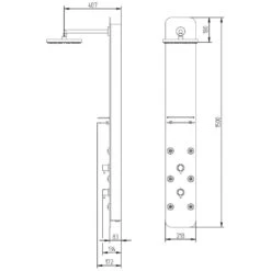 HSK Duschpaneel Softcube -Hansgrohe Verkäufe hersteller hsk duschsysteme duschpaneele softcube 1401828