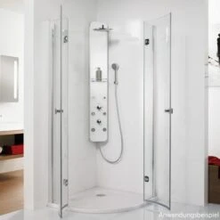 HSK Softcube Duschpaneel Kopfbrause Superflach, Rund 30 Cm -Hansgrohe Verkäufe hersteller hsk duschsysteme duschpaneele softcube kopfbrause 460452