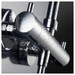 HSK Shower-Set Modell RS 200 Thermostat, Kopfbrause Flach, Rund 40 Cm -Hansgrohe Verkäufe hersteller hsk duschsysteme shower set 200 462937