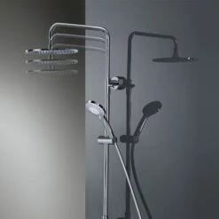 HSK Shower-Set Modell RS 200 Thermostat, Kopfbrause Flach, Rund 40 Cm -Hansgrohe Verkäufe hersteller hsk duschsysteme shower set 200 599369