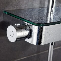 HSK AquaSwitch RS 200 Thermostat Shower-Set, Kopfbrause Superflach Ø 25 Cm -Hansgrohe Verkäufe hersteller hsk duschsysteme shower set 200 684194