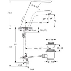 Ideal Standard CeraMix Blue Waschtischarmatur -Hansgrohe Verkäufe hersteller ideal standard armaturen ceramix blue 1072729