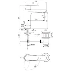 Ideal Standard Cerafine O Einhebel-Waschtischarmatur Grande, BlueStart Mit Ablaufgarnitur -Hansgrohe Verkäufe hersteller ideal standard badarmaturen cerafine o 3574109