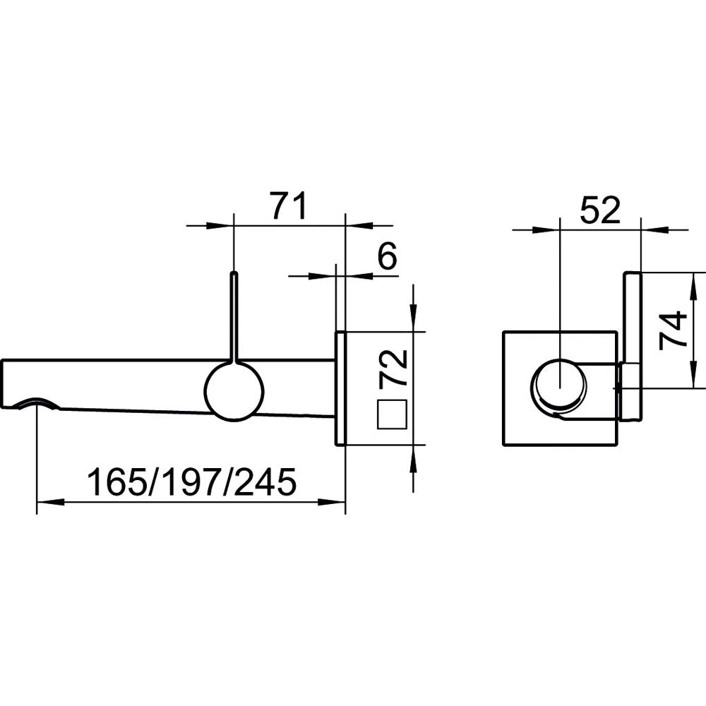 Keuco IXMO Einhebel-Waschtischmischer 26,5 Cm Mit Eckiger Rosette 4 Keuco IXMO Einhebel-Waschtischmischer 26,5 Cm Mit Eckiger Rosette – Bild 4