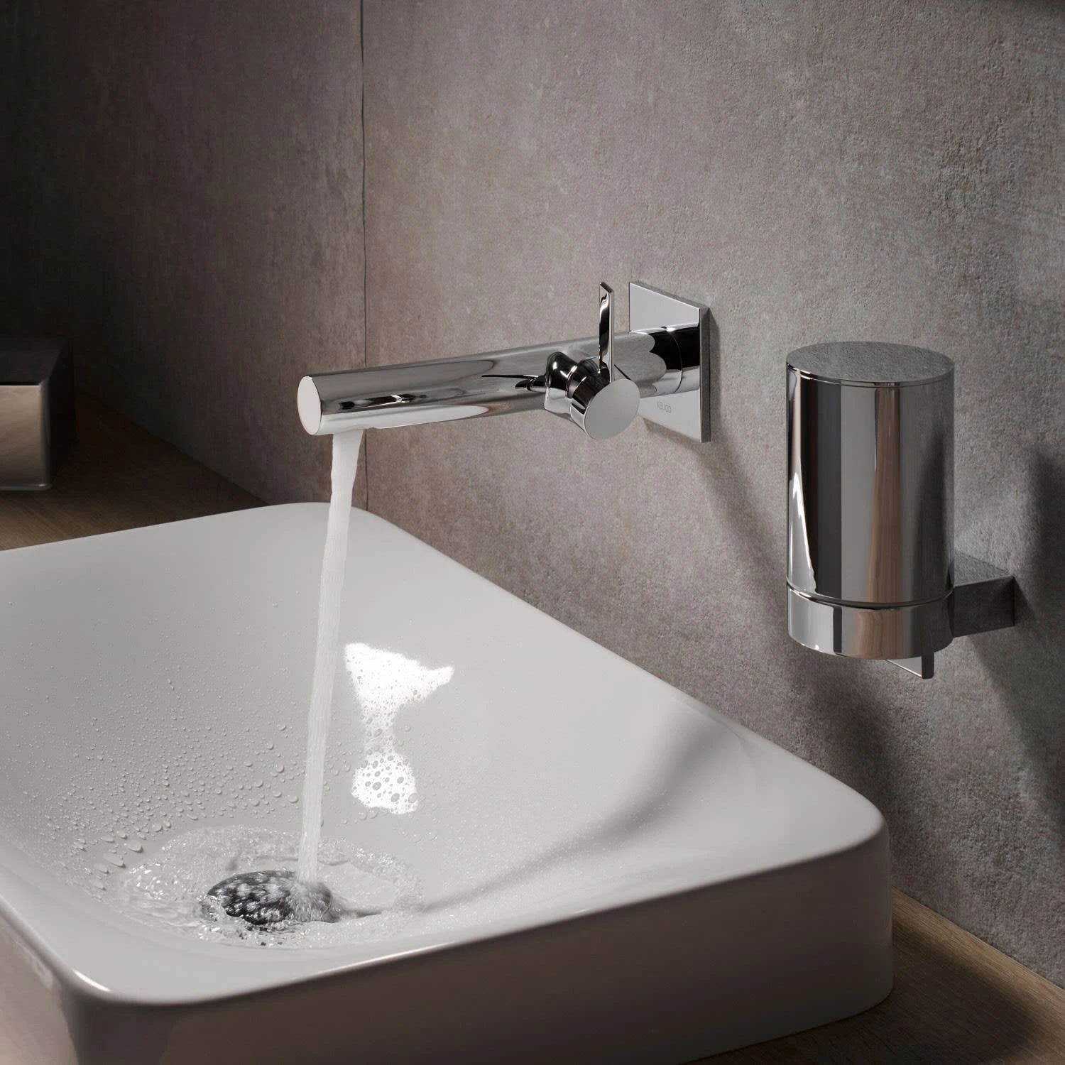 Keuco IXMO Einhebel-Waschtischmischer 26,5 Cm Mit Eckiger Rosette 2 Keuco IXMO Einhebel-Waschtischmischer 26,5 Cm Mit Eckiger Rosette – Bild 2