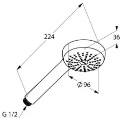 Kludi LOGO Handbrause 1S -Hansgrohe Verkäufe hersteller kludi brausenprogramm logo handbrause 1s 733368