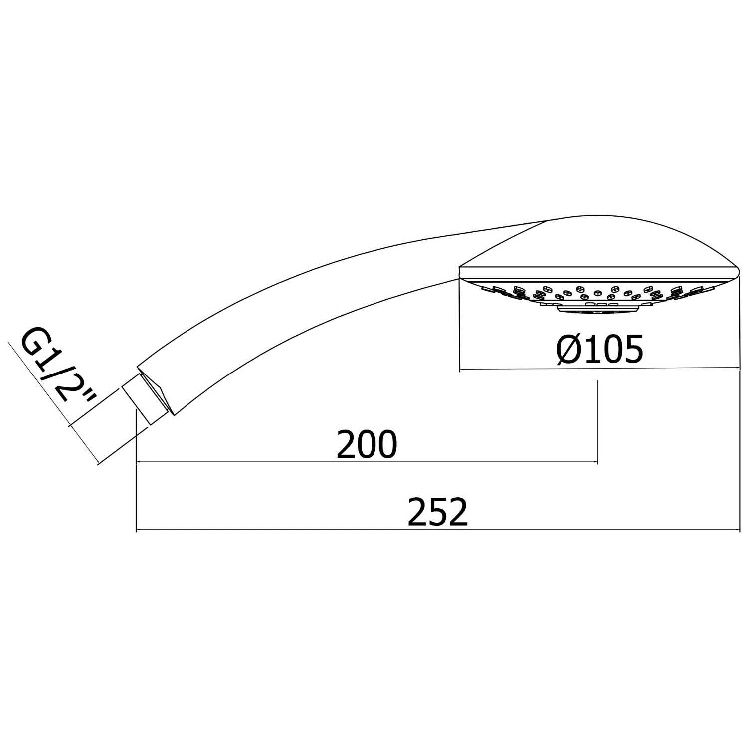 House Handbrause Ø 10,5 Cm 2 House Handbrause Ø 10,5 Cm – Bild 2