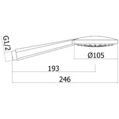 House Handbrause Rund Ø 10,5 Cm -Hansgrohe Verkäufe hersteller megabad sortiment brausenprogramm handbrausen house 3345458