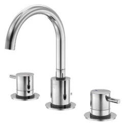 Steinberg Serie 100 Waschtisch-Zweigriffmischer-Standbatterie