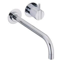 Vola Wand-Waschtisch-Eingriffmischer UP Mit Auslauf Links, Ausladung 22,5 Cm