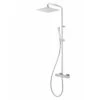 Herzbach LIVING SPA Duschsäule Mit Regenbrause 25 Cm Soft, Mit Stabhandbrause -Hansgrohe Verkäufe herzbach brauseprogramm duschsaeulen living spa mit 13964965