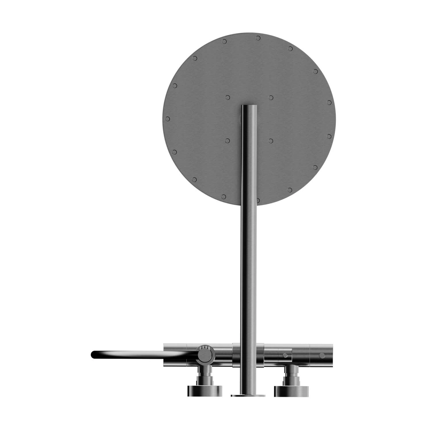 Herzbach LIVING SPA Duschsäule Mit Regenbrause 30 Cm Rund, Mit Stabhandbrause 3 Herzbach LIVING SPA Duschsäule Mit Regenbrause 30 Cm Rund, Mit Stabhandbrause – Bild 3