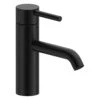 Herzbach DEEP BLACK Waschtischmischer M-Size 13 Cm Niederdruck Mit PUSH-Ablaufventil