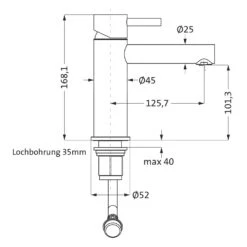 Herzbach DESIGN IX Waschtisch-Einlochbatterie M-Size ECO Ohne Ablaufgarnitur -Hansgrohe Verkäufe herzbach design ix waschtisch einlochbatterie eco 6977663