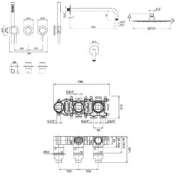 Herzbach MODUL7 IX Duschsystem H-RB250 Mit Hebelmischer Und Kopfbrause Rund 5 Herzbach MODUL7 IX Duschsystem H-RB250 Mit Hebelmischer Und Kopfbrause Rund -Hansgrohe Verkäufe herzbach modul7 duschsysteme ix rb250 mit 13150193