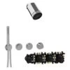 Herzbach MODUL7 Duschsystem P-SP3 Mit PUSH Thermostat Und Kopfbrause SPOT -Hansgrohe Verkäufe herzbach modul7 duschsysteme p sp3 mit 13149493