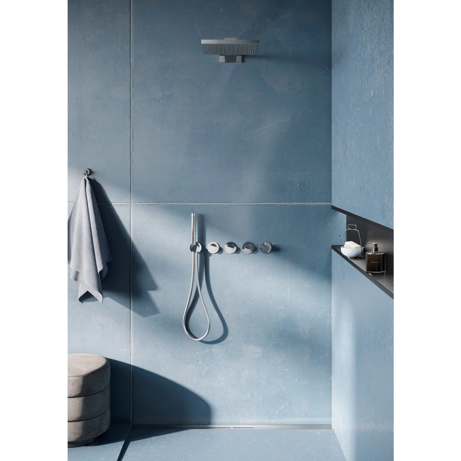 Herzbach MODUL7 Duschsystem P-TF2 Mit PUSH Thermostat Und Regenbrause TWIN FLOW 3 Herzbach MODUL7 Duschsystem P-TF2 Mit PUSH Thermostat Und Regenbrause TWIN FLOW – Bild 3