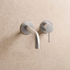 Herzbach MODUL7 IX Waschtisch-Wandbatterie Farbset Ausladung 16 Cm