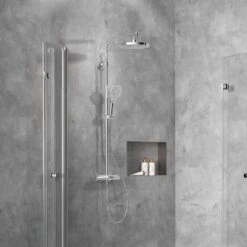 HSK AquaXPro 100 Thermostat Mit Shower-Set, 25 Cm -Hansgrohe Verkäufe hsk duschsysteme shower set mit brausestange 13137341