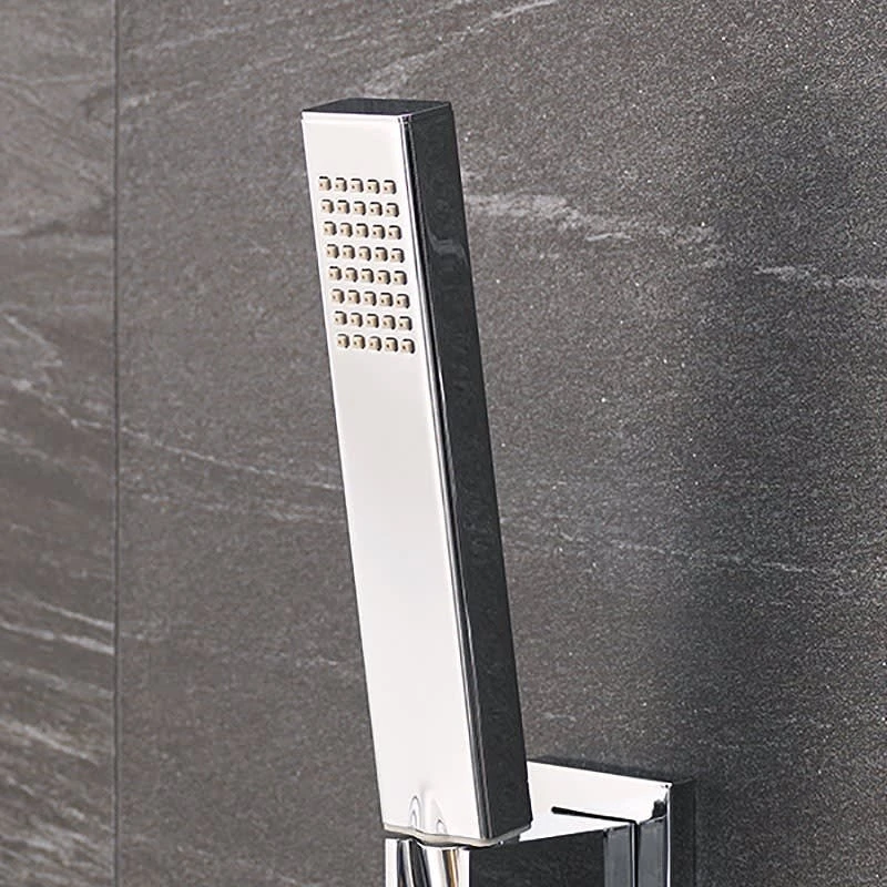 HSK Design-Handbrause Eckig Mit Brauseschlauch 2 HSK Design-Handbrause Eckig Mit Brauseschlauch – Bild 2