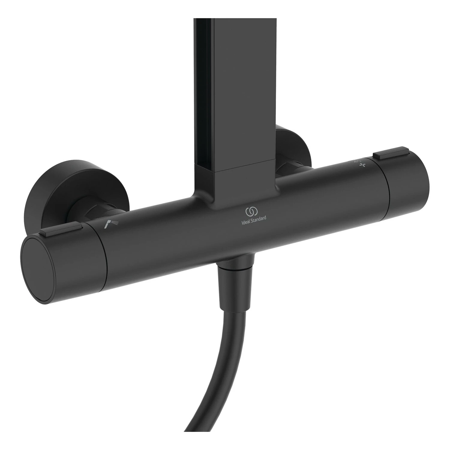 Ideal Standard Alu+ Duschsystem Mit Ceratherm Brausethermostat, 2 Ablagen, 2-Funktions-Handbrause Und 2-Funktions-Kopfbrause 9 Ideal Standard Alu+ Duschsystem Mit Ceratherm Brausethermostat, 2 Ablagen, 2-Funktions-Handbrause Und 2-Funktions-Kopfbrause – Bild 9