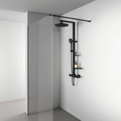 Ideal Standard Alu+ Duschsystem Mit Ceratherm Brausethermostat, 2 Ablagen, 2-Funktions-Handbrause Und 2-Funktions-Kopfbrause 23 Ideal Standard Alu+ Duschsystem Mit Ceratherm Brausethermostat, 2 Ablagen, 2-Funktions-Handbrause Und 2-Funktions-Kopfbrause -Hansgrohe Verkäufe ideal standard badarmaturen alu duschsysteme mit 13621455