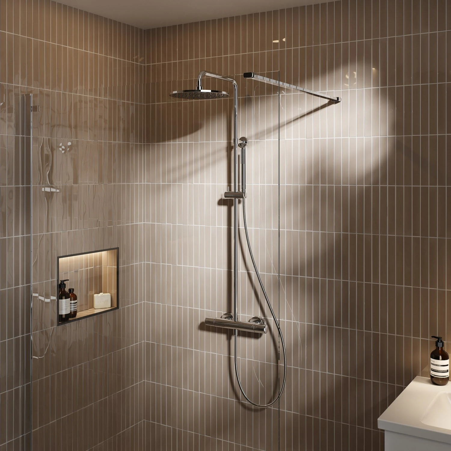 Ideal Standard Ceratherm T25 M Duschsystem, Kopfbrause Rund 9 Ideal Standard Ceratherm T25 M Duschsystem, Kopfbrause Rund – Bild 9