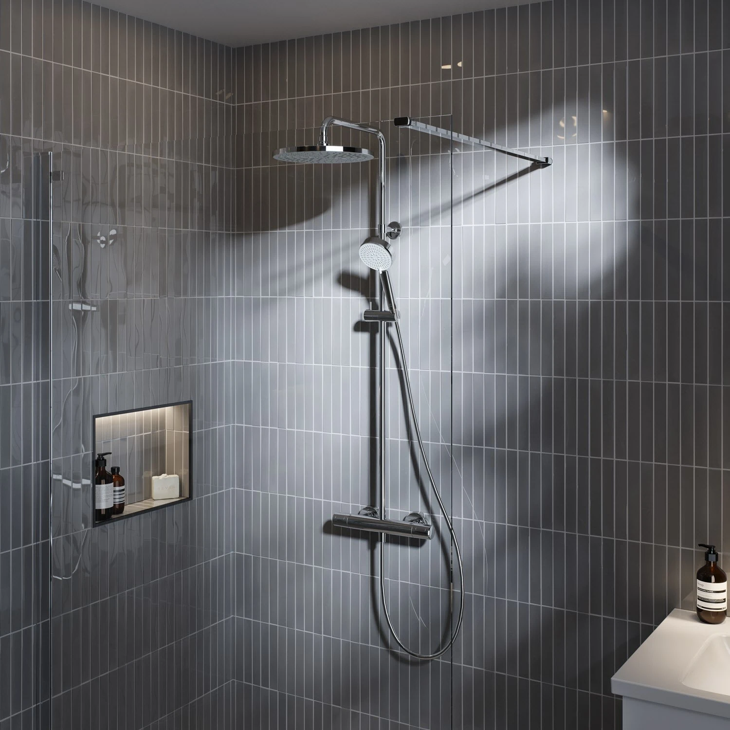 Ideal Standard Ceratherm T25 N Duschsystem, Kopfbrause Rund 9 Ideal Standard Ceratherm T25 N Duschsystem, Kopfbrause Rund – Bild 9