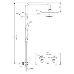 Ideal Standard Ceratherm T25 N Duschsystem, Kopfbrause Rund 13 Ideal Standard Ceratherm T25 N Duschsystem, Kopfbrause Rund -Hansgrohe Verkäufe ideal standard badarmaturen ceratherm dusche t25 13967139
