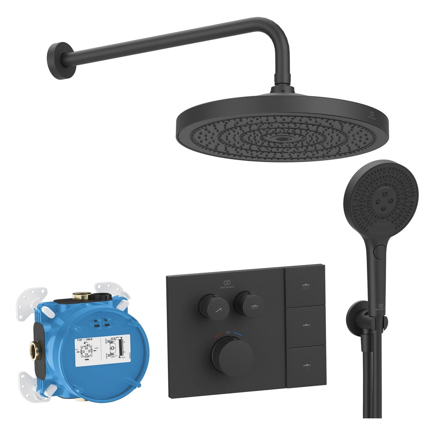 Ideal Standard Ceratherm Navigo Armaturen-Paket 1 Ideal Standard Ceratherm Navigo Armaturen-Paket