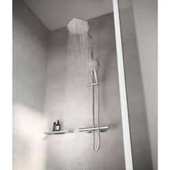 Keuco Plan Blue Thermostat-Brausemischer Für AP Montage Mit Kopfbrause -Hansgrohe Verkäufe keuco armaturen collection plan blue brause 11806506