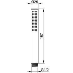 Keuco Black Selection Stabhandbrause -Hansgrohe Verkäufe keuco ixmo brausenprogramm black selection stabhandbrause 6798234