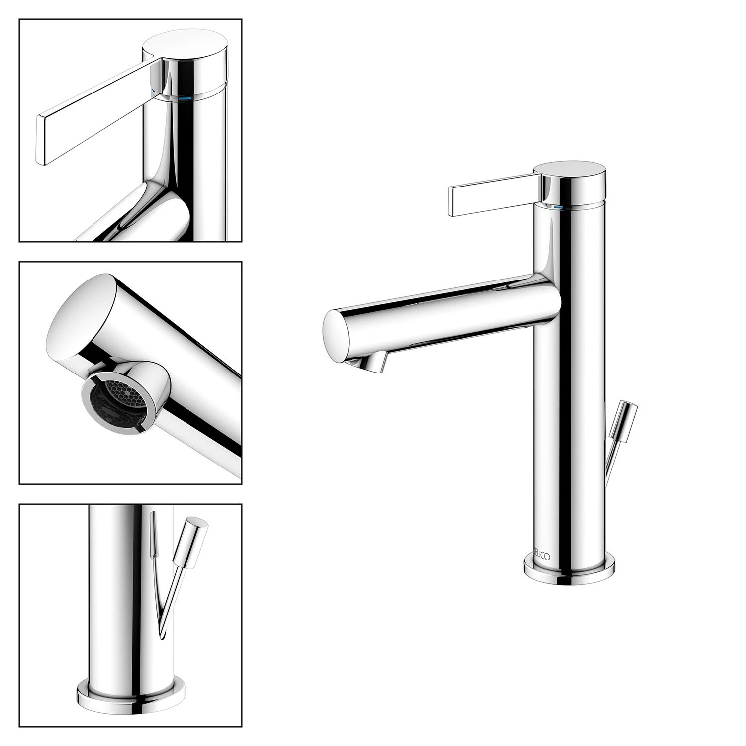 Keuco IXMO Pure Einhebel-Waschtischmischer 130, Mit Zugstangen-Ablaufgarnitur 10 Keuco IXMO Pure Einhebel-Waschtischmischer 130, Mit Zugstangen-Ablaufgarnitur – Bild 10