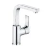 Kludi ZENTA SL Waschtisch-Einhandmischer Schwenkbar Mit Seitlicher Betätigung, Ohne Ablaufgarnitur -Hansgrohe Verkäufe kludi bad smart luxury contemporary design 6477116