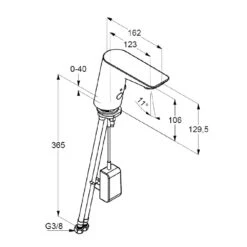 Kludi BALANCE Elektronische Waschtisch-Armatur Mit Netzteil -Hansgrohe Verkäufe kludi badarmaturen balance waschtisch elektronische mit 13861520