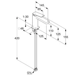 Kludi DECUS Waschtisch-Einhandmischer 110 Ohne Ablaufgarnitur 3 Kludi DECUS Waschtisch-Einhandmischer 110 Ohne Ablaufgarnitur -Hansgrohe Verkäufe kludi badarmaturen decus waschtisch einhandmischer 110 13766446