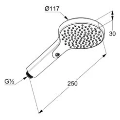 Kludi DIVE Handbrause XDIVE 1S -Hansgrohe Verkäufe kludi dusche kollektionen dive handbrause 12326973