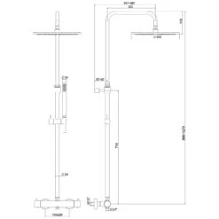 Kronenbach Lima 2.0 White Duschsystem Mit Thermostat, Brause Ø 30 Cm -Hansgrohe Verkäufe kronenbach badarmaturen lima 2 dusche duschsystem 6923852