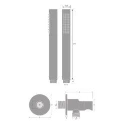 Kronenbach Radia 3.0 UP Duschsystem Mit Einhebelmischer Und Umstellung Für 2 Verbraucher -Hansgrohe Verkäufe kronenbach badarmaturen radia 3 up duschsystem 13813108