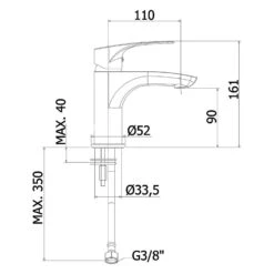 Kronenbach Rivara Waschtisch-Einhebelmischer Ohne Ablaufgarnitur, Wassersparend -Hansgrohe Verkäufe kronenbach badarmaturen rivara waschtisch einhebelmischer ohne 13921497
