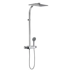 Kronenbach Duschsystem Aufputz Mit Smart Push Thermostat Und Glasablage -Hansgrohe Verkäufe kronenbach duschsysteme mit smartpush thermostat und 6127921