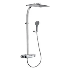 Kronenbach Duschsystem Aufputz Mit Smart Push Thermostat Und Glasablage -Hansgrohe Verkäufe kronenbach duschsysteme mit smartpush thermostat und 6596629