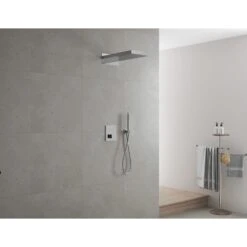 Kronenbach Smart Push Thermostat Duschsystem Unterputz Für 3 Verbraucher, Eckig 13 Kronenbach Smart Push Thermostat Duschsystem Unterputz Für 3 Verbraucher, Eckig -Hansgrohe Verkäufe kronenbach duschsysteme quara 2 unterputz mit 13014252