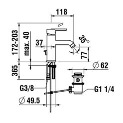 LAUFEN LUA Einhebel-Waschtischmischer ECO+ Mit Ablaufgarnitur -Hansgrohe Verkäufe laufen alle serien lua armaturen waschtisch 9165768