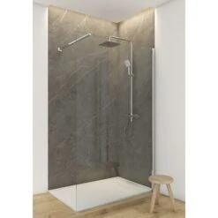 OLTENS Atran (S) Duschsystem Mit Aufputz-Thermostat, Handbrause Und Kopfbrause Eckig -Hansgrohe Verkäufe oltens duschsysteme atran mit aufputz thermostat 13376130