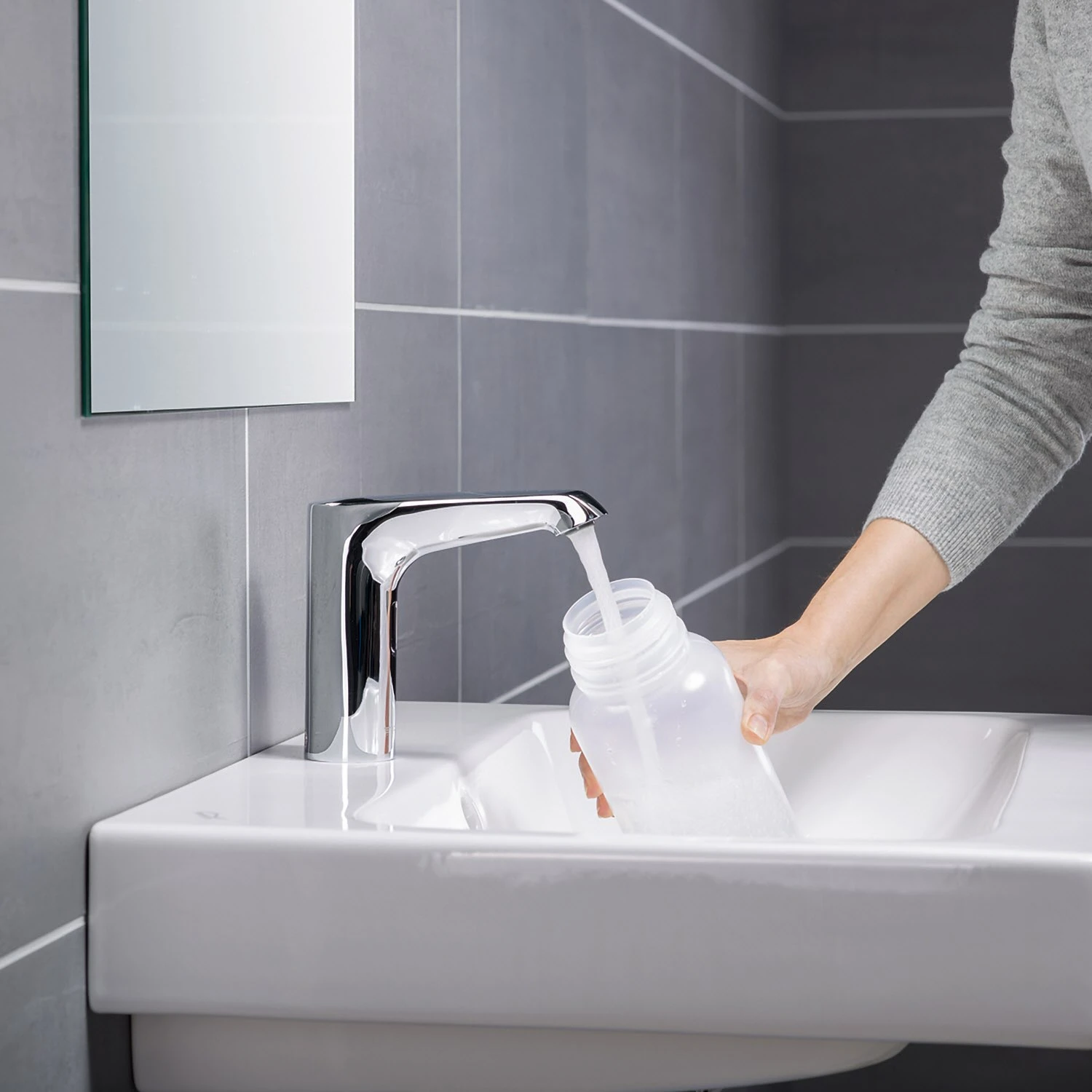 Schell XERIS E² Elektronische Waschtisch-Armatur Mit Batteriebetrieb, Hochdruck-Mischwasser, M 5 Schell XERIS E² Elektronische Waschtisch-Armatur Mit Batteriebetrieb, Hochdruck-Mischwasser, M – Bild 5