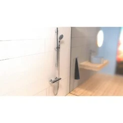 Schütte AQUA 2 SAVE Stangenbrauseset Mit Thermostat -Hansgrohe Verkäufe schuette duschsysteme aqua 2 save stangenbrauseset 13096864