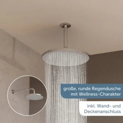 Schütte KARIBIK Duschsystem Mit Kopfbrause Und Handbrause, Ohne Armatur -Hansgrohe Verkäufe schuette duschsysteme aquadot mit kopfbrause und 13927007