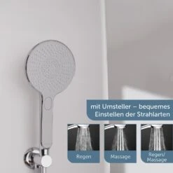 Schütte KARIBIK Duschsystem Mit Kopfbrause Und Handbrause, Ohne Armatur -Hansgrohe Verkäufe schuette duschsysteme aquadot mit kopfbrause und 13927010